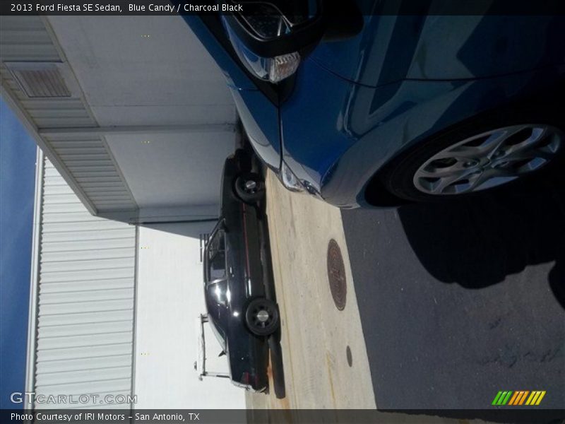 Blue Candy / Charcoal Black 2013 Ford Fiesta SE Sedan