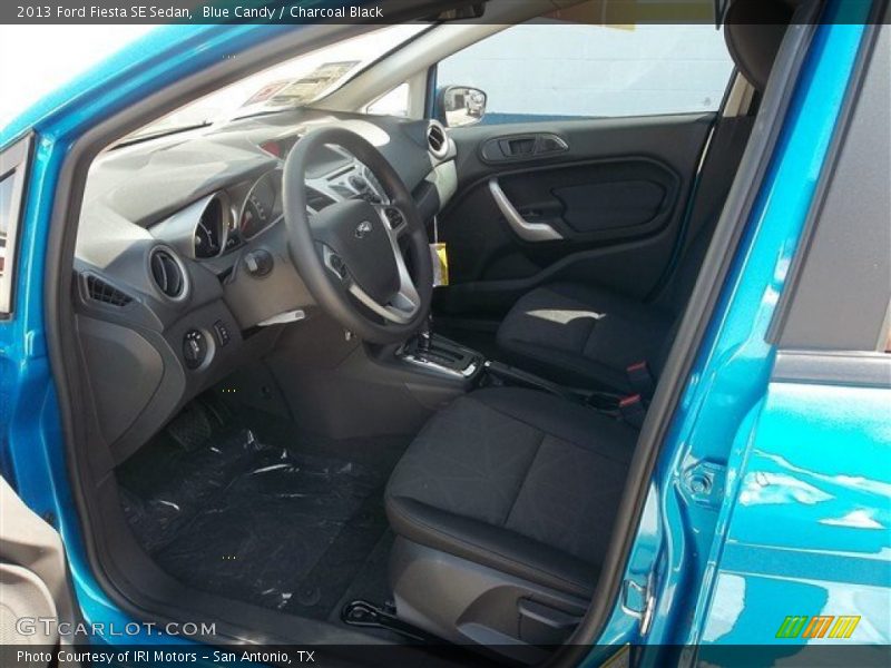 Blue Candy / Charcoal Black 2013 Ford Fiesta SE Sedan
