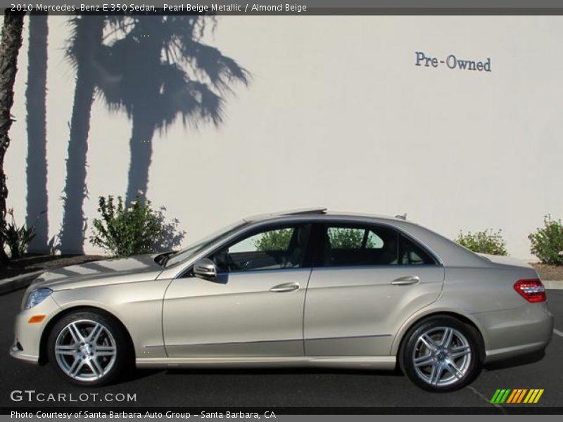 Pearl Beige Metallic / Almond Beige 2010 Mercedes-Benz E 350 Sedan