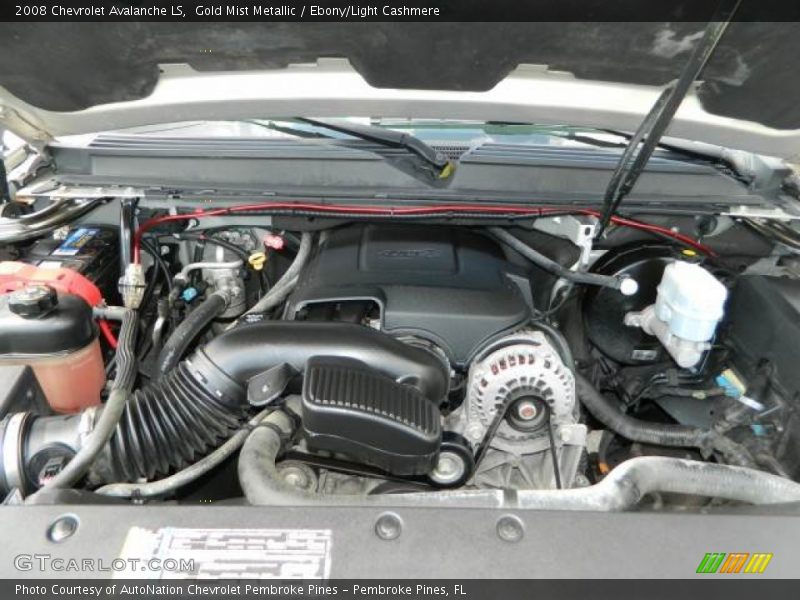 Gold Mist Metallic / Ebony/Light Cashmere 2008 Chevrolet Avalanche LS