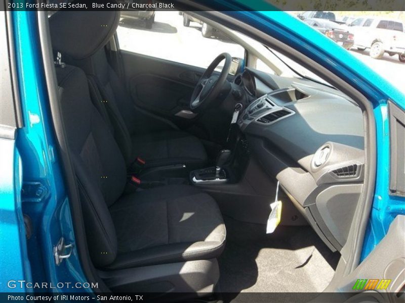 Blue Candy / Charcoal Black 2013 Ford Fiesta SE Sedan
