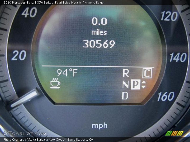 Pearl Beige Metallic / Almond Beige 2010 Mercedes-Benz E 350 Sedan