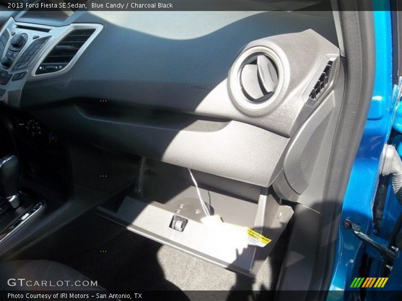 Blue Candy / Charcoal Black 2013 Ford Fiesta SE Sedan