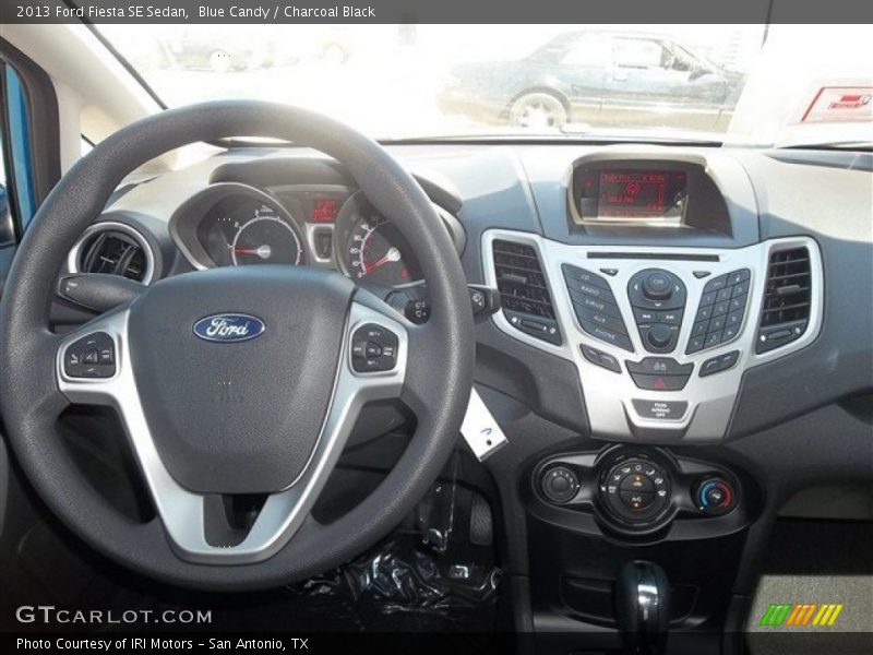 Blue Candy / Charcoal Black 2013 Ford Fiesta SE Sedan