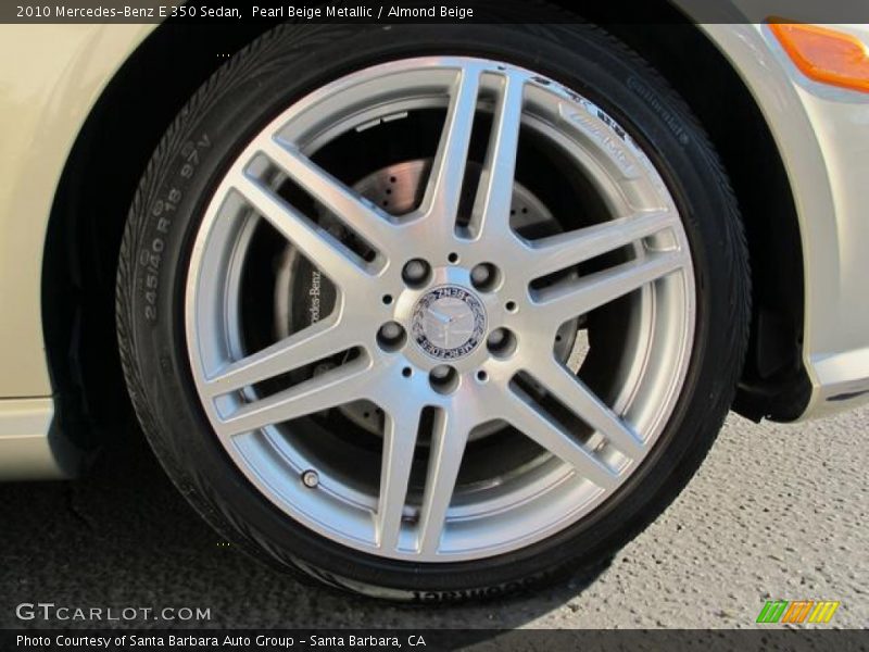 Pearl Beige Metallic / Almond Beige 2010 Mercedes-Benz E 350 Sedan