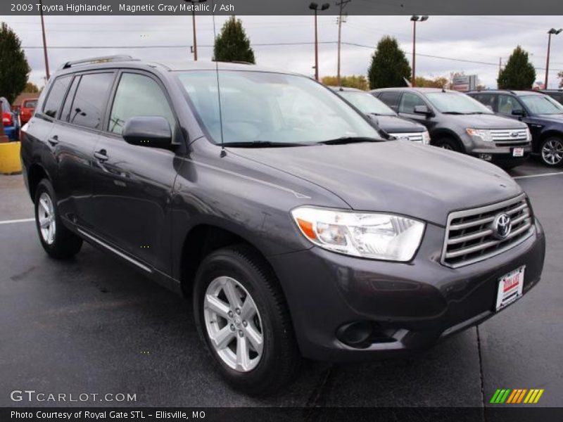 Magnetic Gray Metallic / Ash 2009 Toyota Highlander
