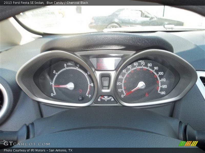 Blue Candy / Charcoal Black 2013 Ford Fiesta SE Sedan