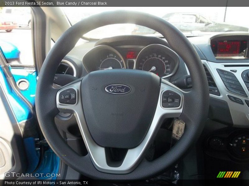 Blue Candy / Charcoal Black 2013 Ford Fiesta SE Sedan
