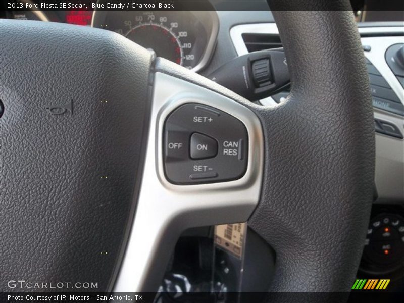 Blue Candy / Charcoal Black 2013 Ford Fiesta SE Sedan