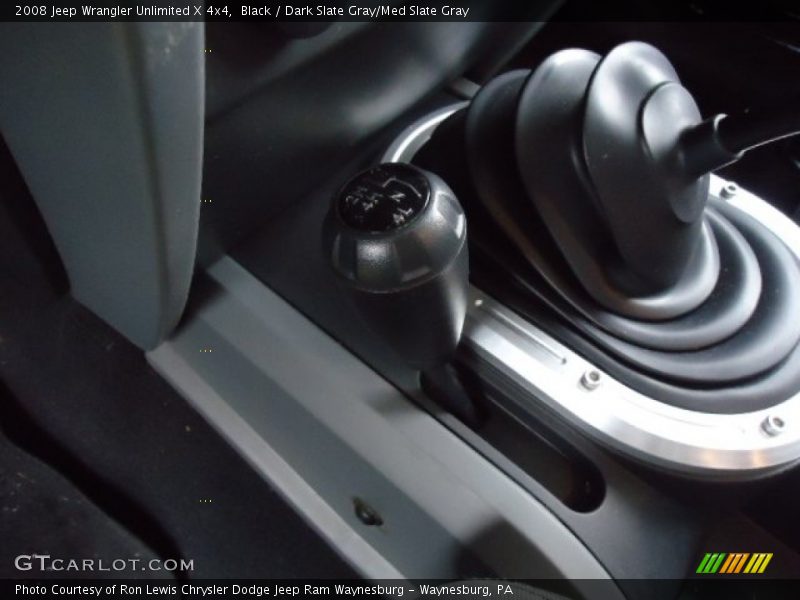 Black / Dark Slate Gray/Med Slate Gray 2008 Jeep Wrangler Unlimited X 4x4