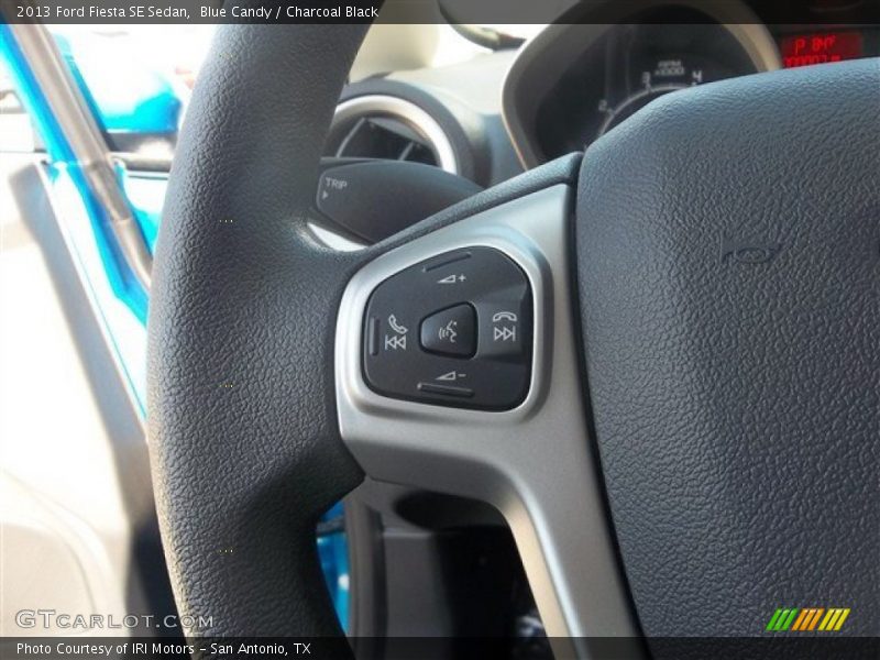 Blue Candy / Charcoal Black 2013 Ford Fiesta SE Sedan
