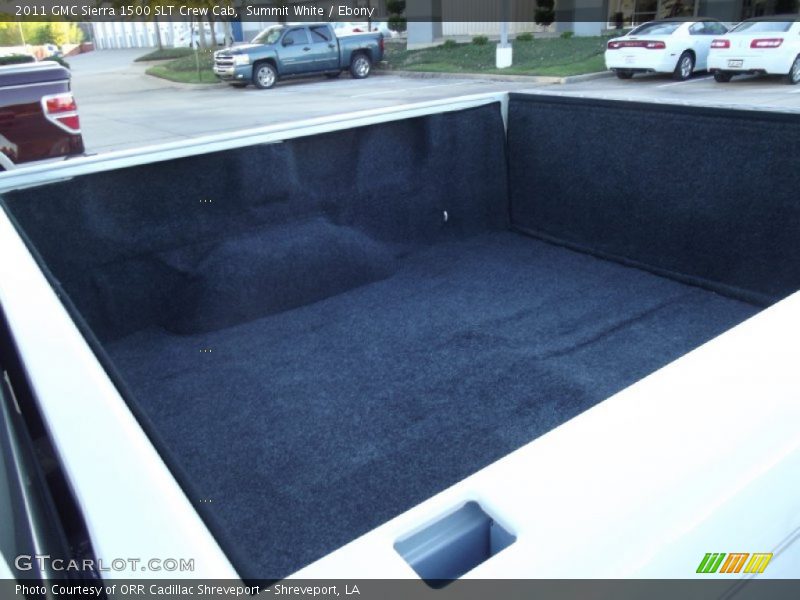 Summit White / Ebony 2011 GMC Sierra 1500 SLT Crew Cab