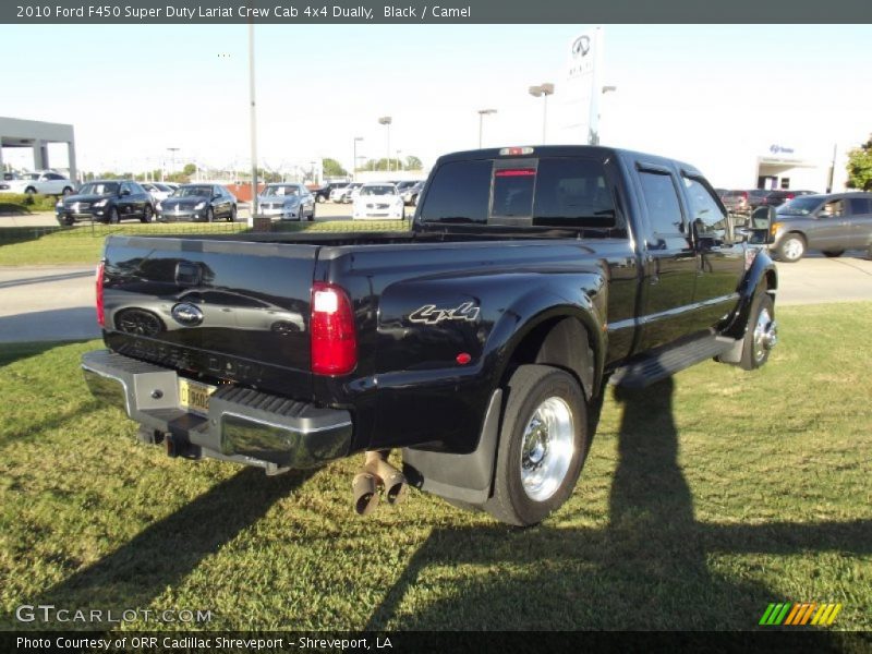 Black / Camel 2010 Ford F450 Super Duty Lariat Crew Cab 4x4 Dually