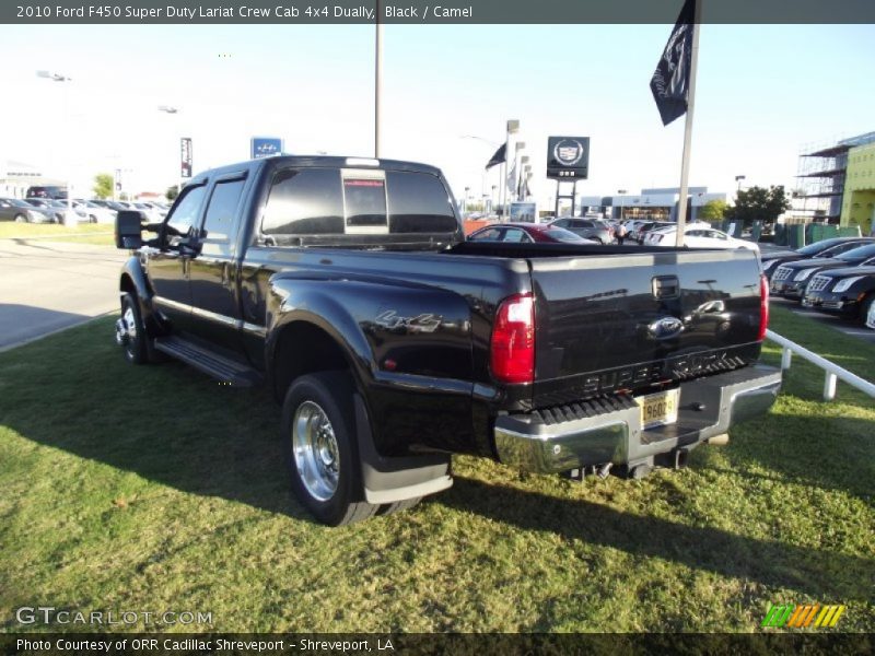 Black / Camel 2010 Ford F450 Super Duty Lariat Crew Cab 4x4 Dually