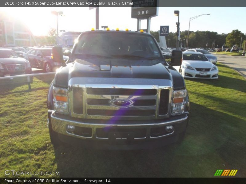 Black / Camel 2010 Ford F450 Super Duty Lariat Crew Cab 4x4 Dually