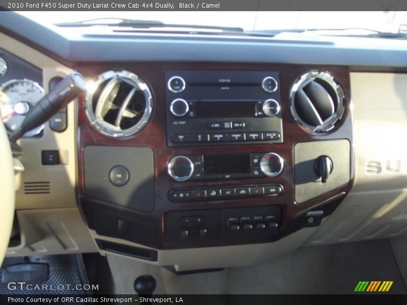 Black / Camel 2010 Ford F450 Super Duty Lariat Crew Cab 4x4 Dually