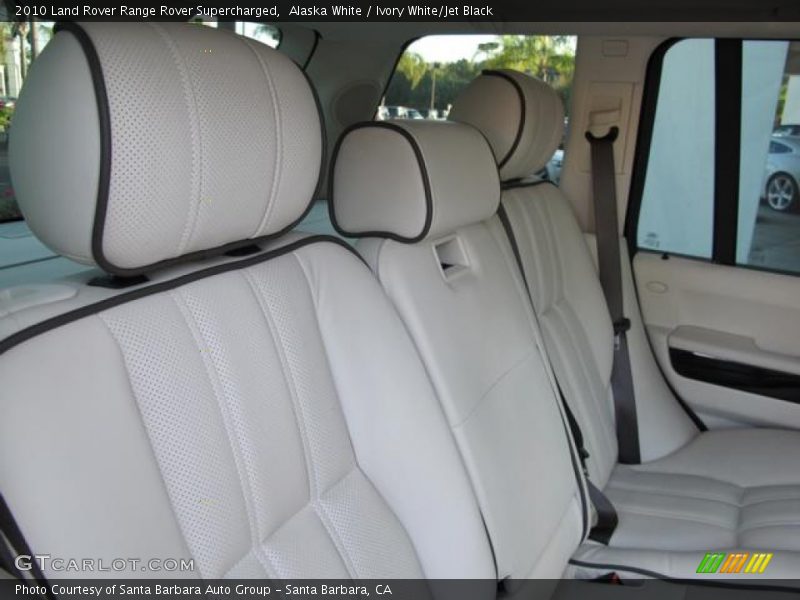 Alaska White / Ivory White/Jet Black 2010 Land Rover Range Rover Supercharged