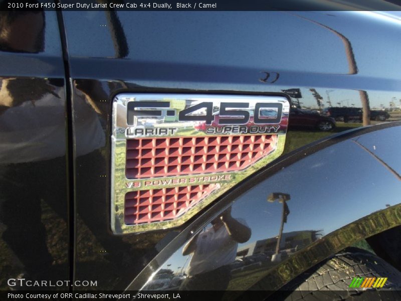 Black / Camel 2010 Ford F450 Super Duty Lariat Crew Cab 4x4 Dually