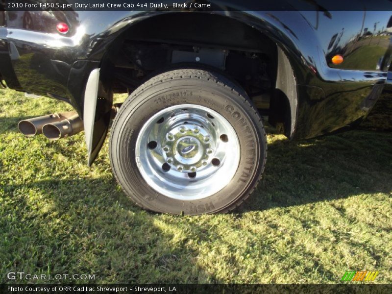 Black / Camel 2010 Ford F450 Super Duty Lariat Crew Cab 4x4 Dually