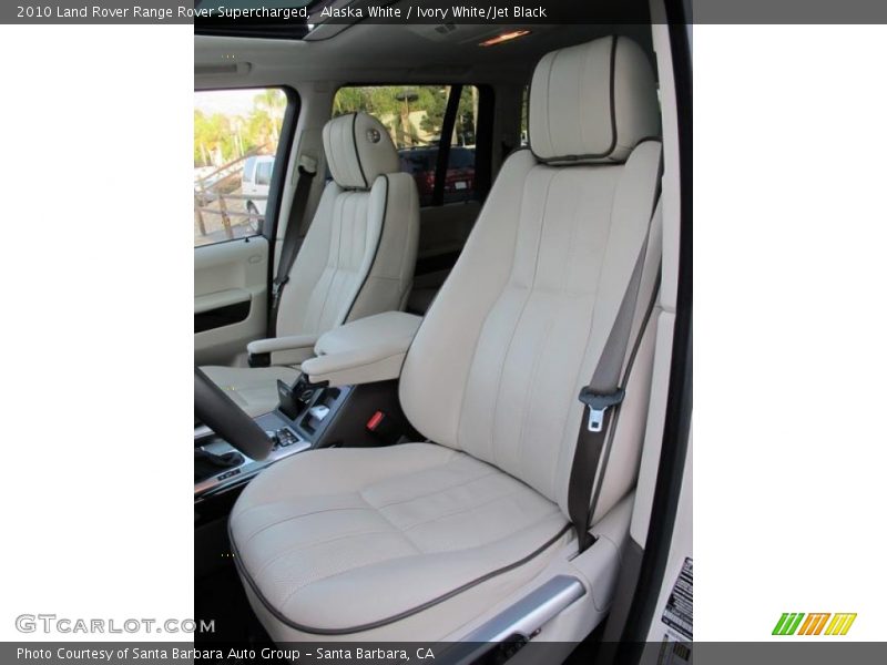 Alaska White / Ivory White/Jet Black 2010 Land Rover Range Rover Supercharged