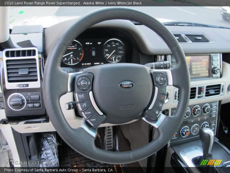Alaska White / Ivory White/Jet Black 2010 Land Rover Range Rover Supercharged