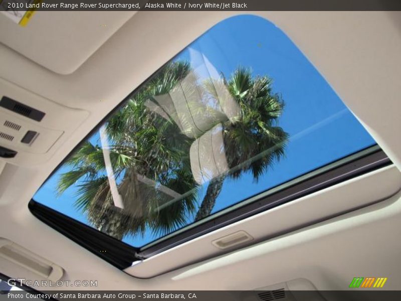 Alaska White / Ivory White/Jet Black 2010 Land Rover Range Rover Supercharged