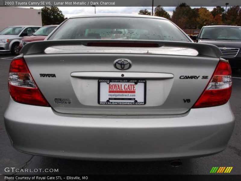Lunar Mist Metallic / Dark Charcoal 2003 Toyota Camry SE V6