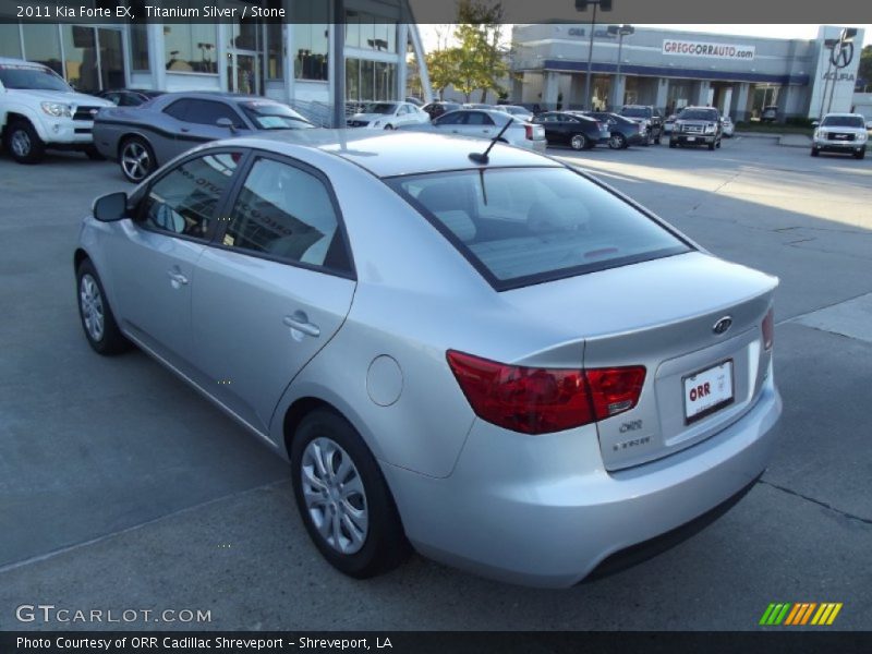 Titanium Silver / Stone 2011 Kia Forte EX