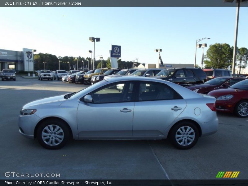 Titanium Silver / Stone 2011 Kia Forte EX