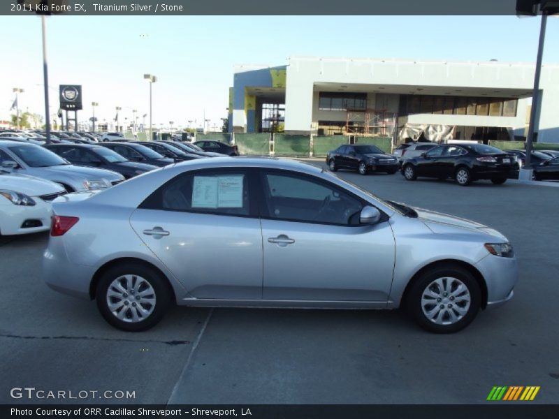 Titanium Silver / Stone 2011 Kia Forte EX