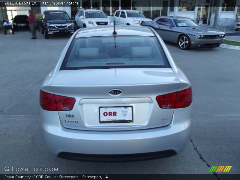 Titanium Silver / Stone 2011 Kia Forte EX