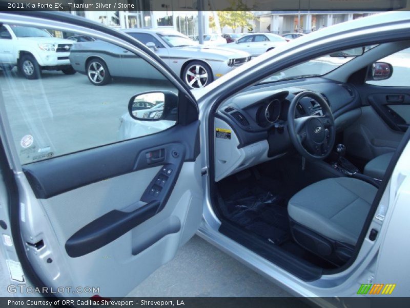 Titanium Silver / Stone 2011 Kia Forte EX