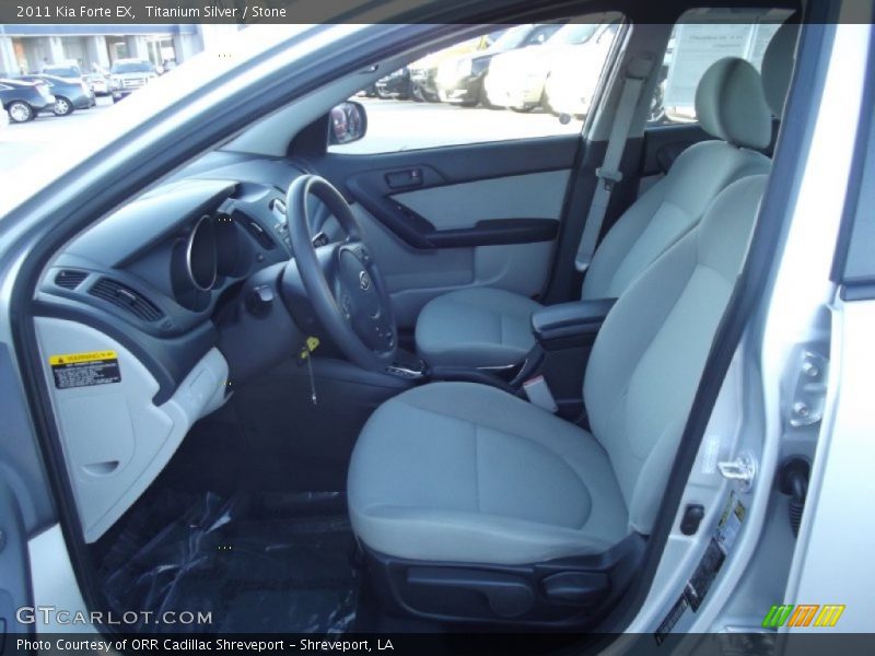 Titanium Silver / Stone 2011 Kia Forte EX