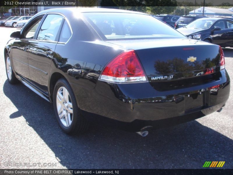 Black / Ebony 2012 Chevrolet Impala LT