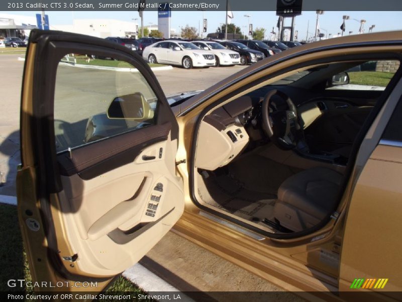 Summer Gold Metallic / Cashmere/Ebony 2013 Cadillac CTS 3.0 Sedan