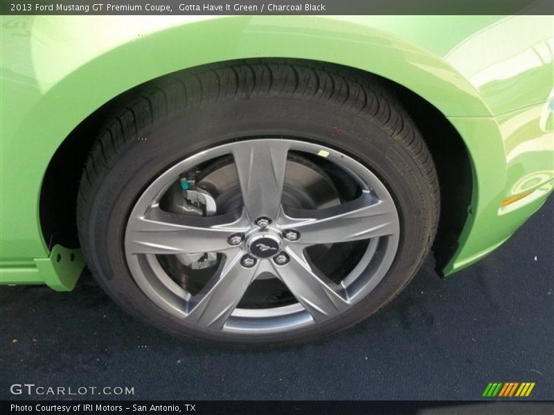 Gotta Have It Green / Charcoal Black 2013 Ford Mustang GT Premium Coupe