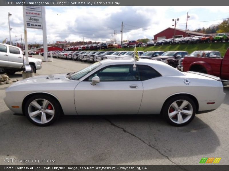 Bright Silver Metallic / Dark Slate Gray 2010 Dodge Challenger SRT8