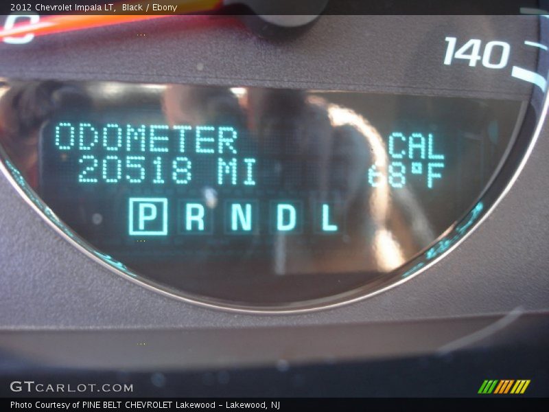 Black / Ebony 2012 Chevrolet Impala LT