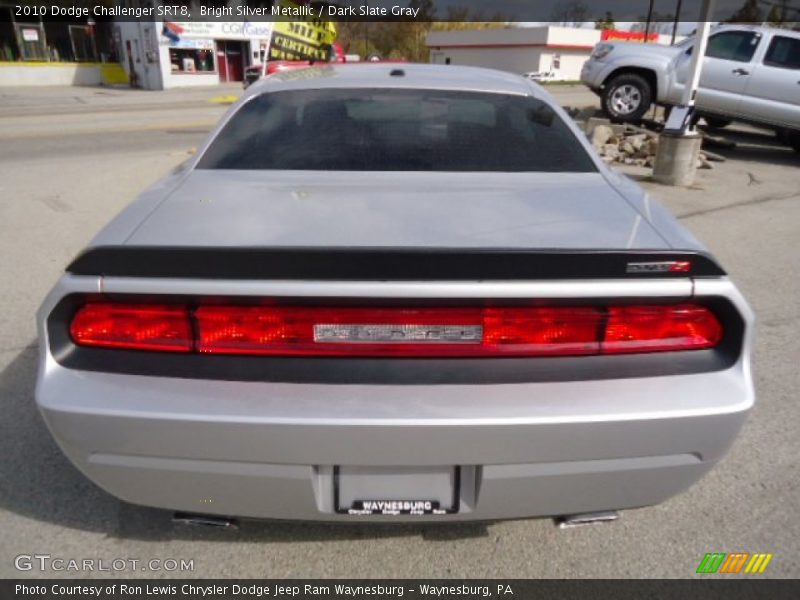 Bright Silver Metallic / Dark Slate Gray 2010 Dodge Challenger SRT8