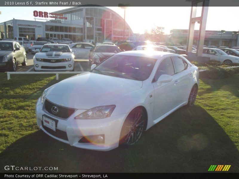 Starfire White Pearl / Black 2010 Lexus IS F