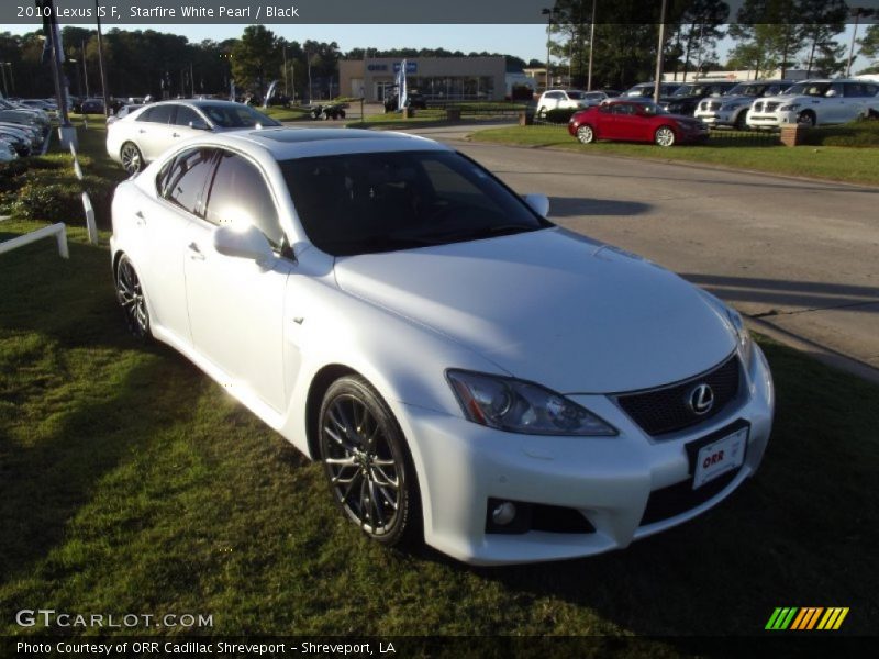 Starfire White Pearl / Black 2010 Lexus IS F