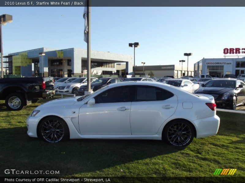 Starfire White Pearl / Black 2010 Lexus IS F