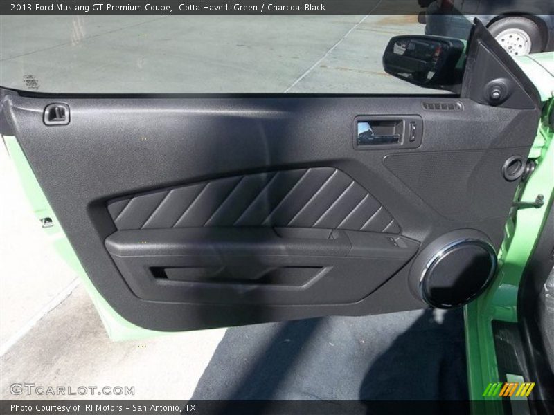 Gotta Have It Green / Charcoal Black 2013 Ford Mustang GT Premium Coupe