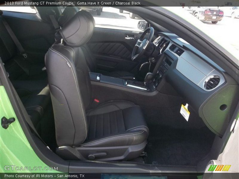 Gotta Have It Green / Charcoal Black 2013 Ford Mustang GT Premium Coupe