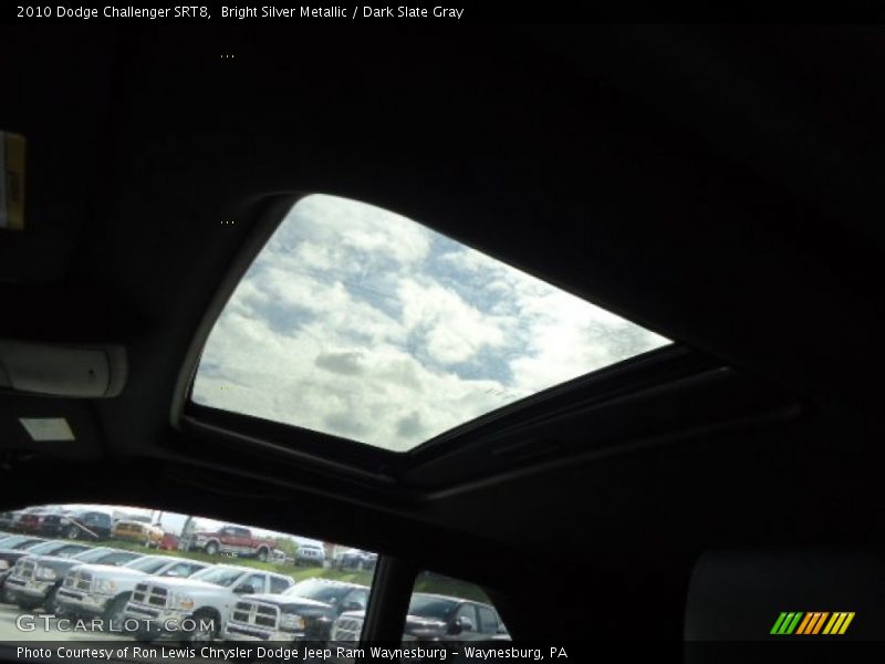 Bright Silver Metallic / Dark Slate Gray 2010 Dodge Challenger SRT8