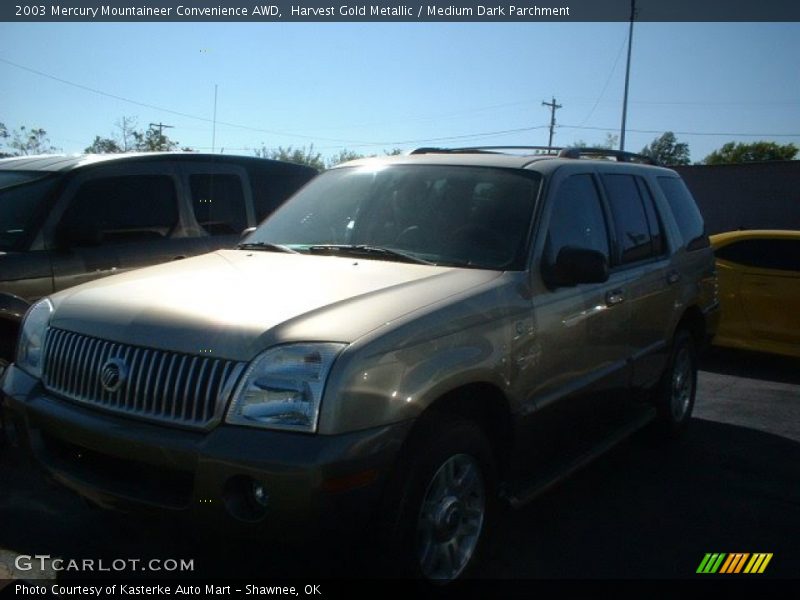 Harvest Gold Metallic / Medium Dark Parchment 2003 Mercury Mountaineer Convenience AWD