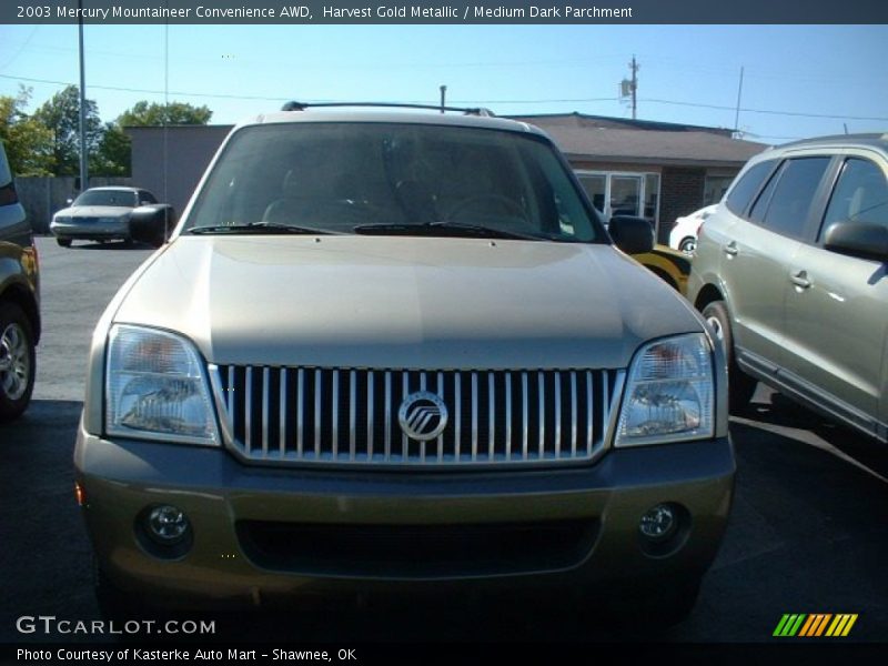Harvest Gold Metallic / Medium Dark Parchment 2003 Mercury Mountaineer Convenience AWD