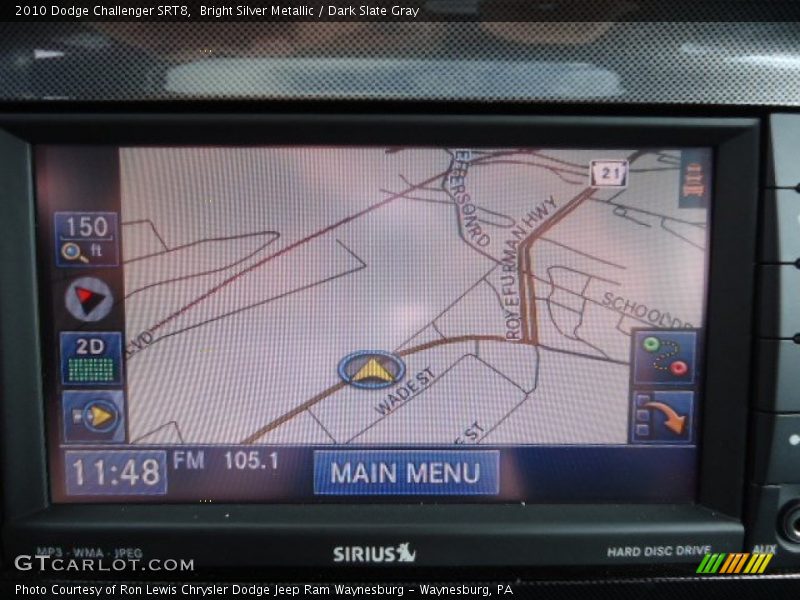 Navigation of 2010 Challenger SRT8