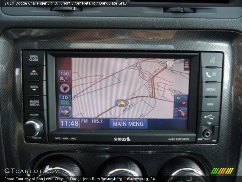 Navigation of 2010 Challenger SRT8
