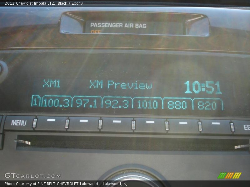 Black / Ebony 2012 Chevrolet Impala LTZ